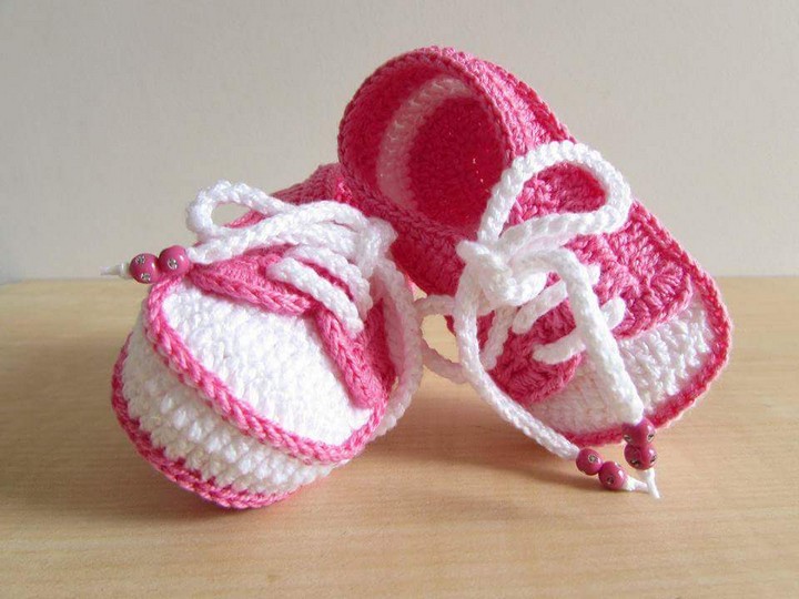 crochet vans baby booties free pattern