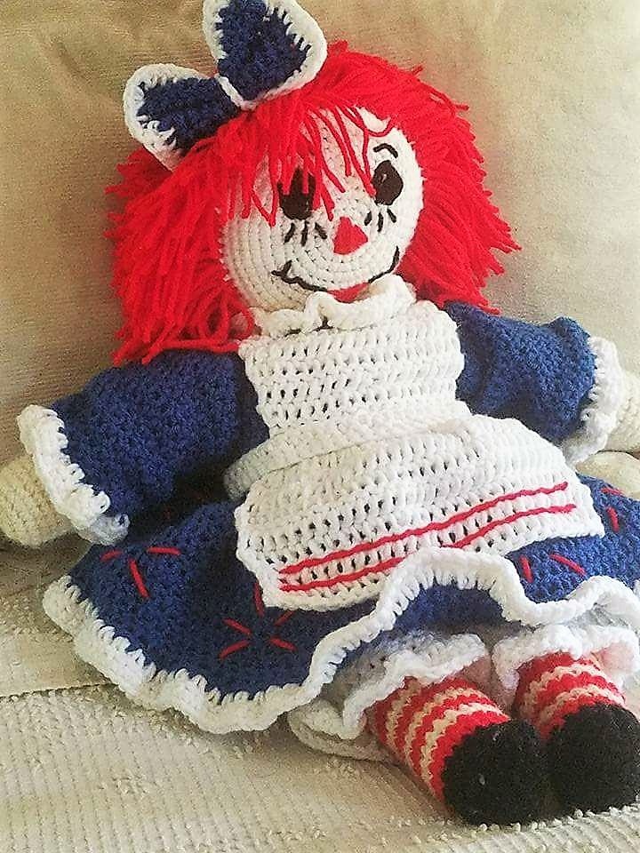 crochet raggedy ann