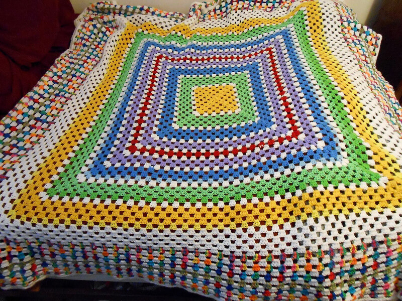 granny square blanket 7