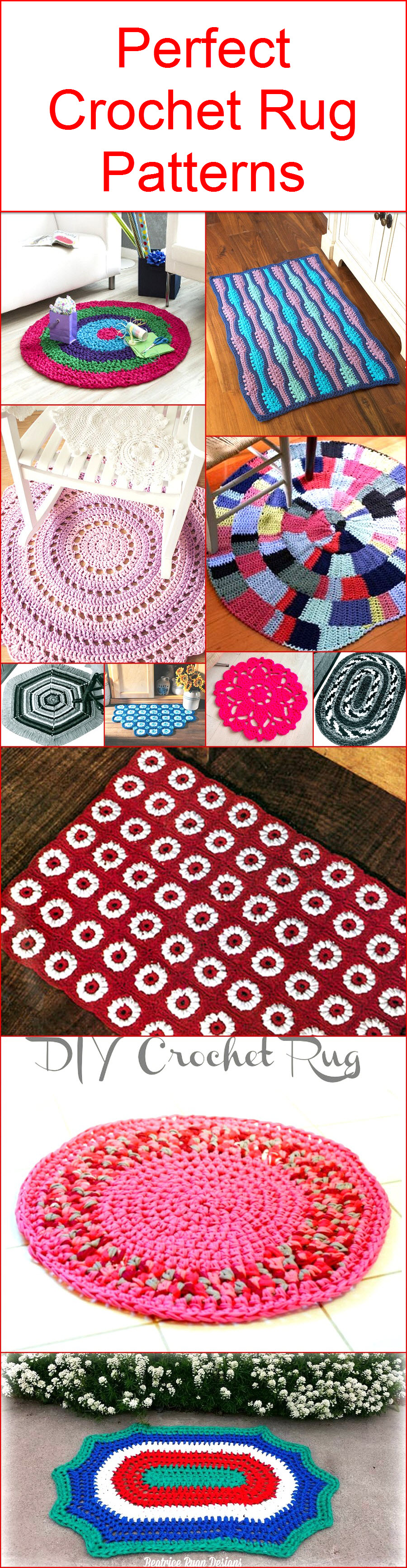 Perfect Crochet Rug Patterns – 1001 Crochet