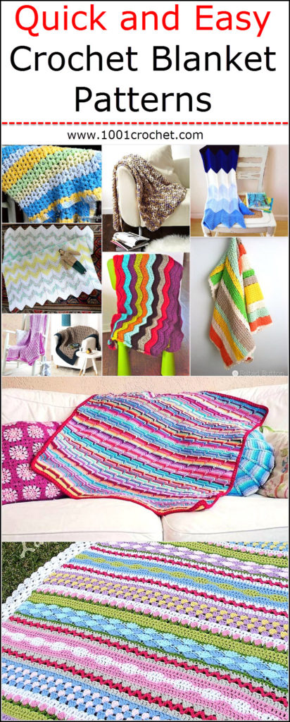 Quick and Easy Crochet Blanket Patterns – 1001 Crochet